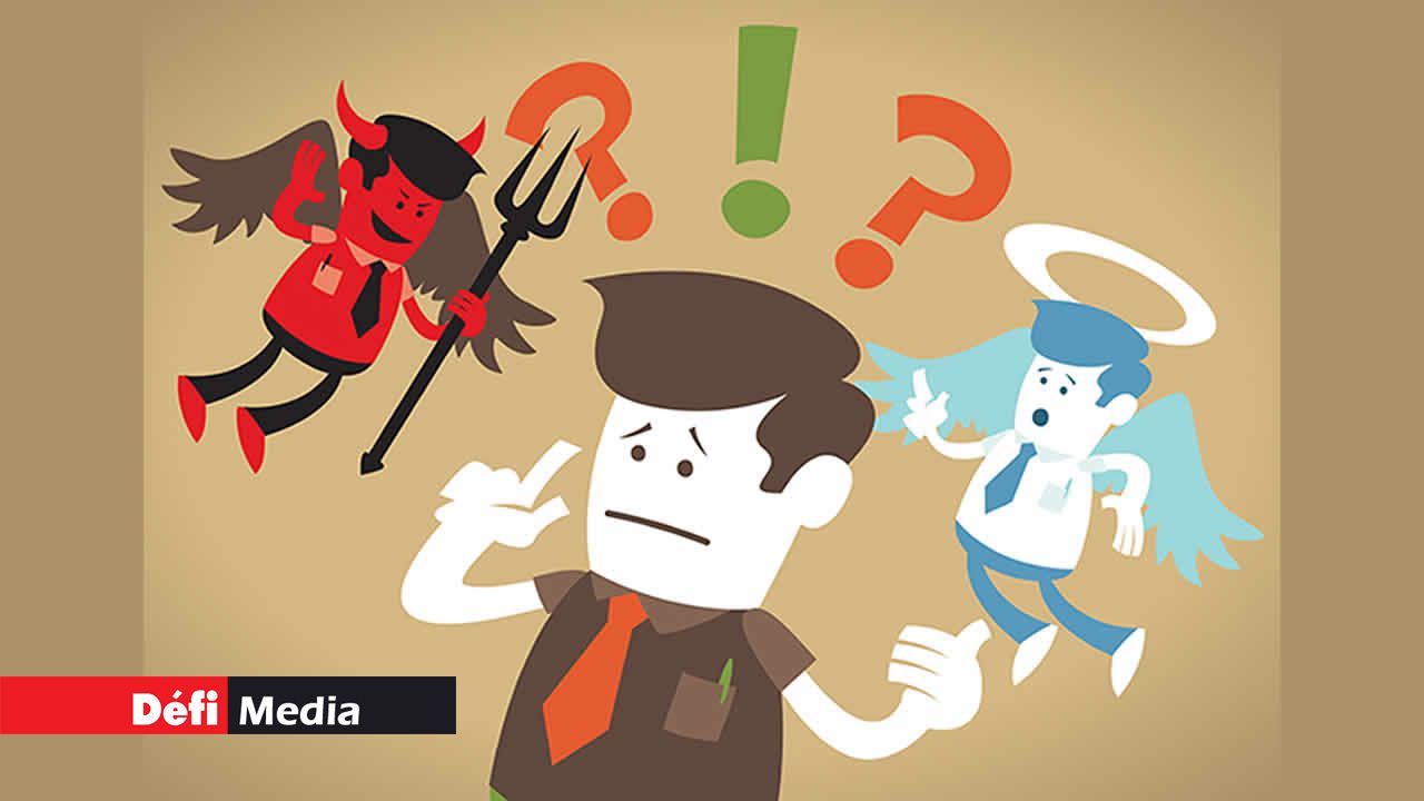 Si un employé se croit susceptible d’être en conflit d’intérêt, il  doit  informer ses supérieurs. 