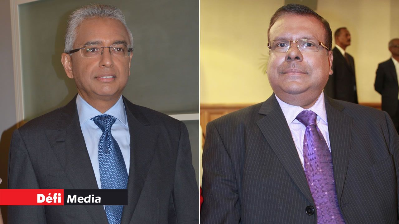 Pravind Jugnauth et Veda Baloomoody