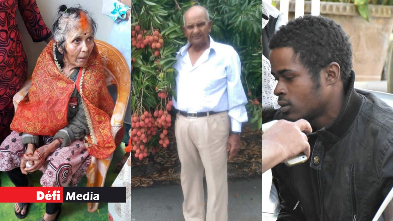 Savritee Koonjul, Deonarain Koonjul et Alvino Agathe