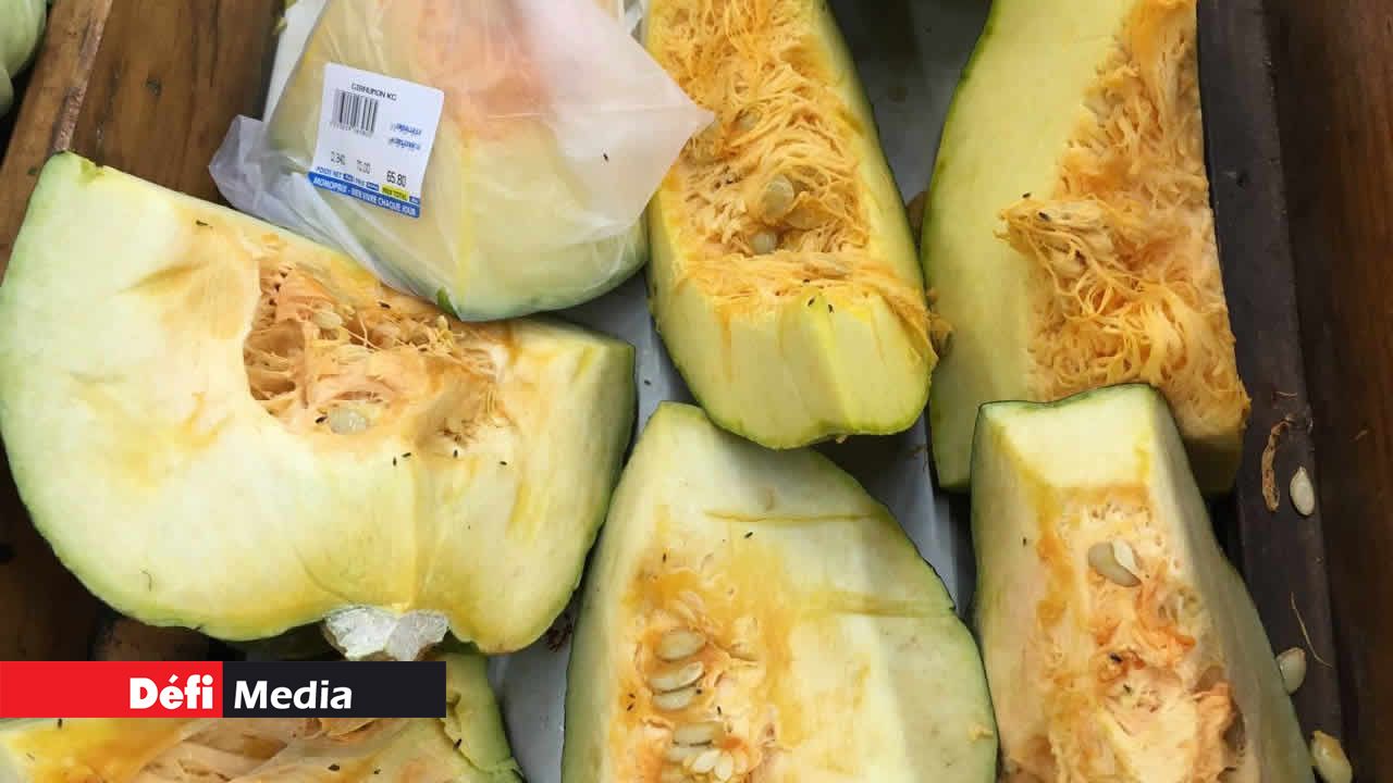 moucherons sur des giraumons