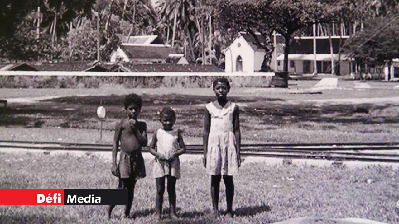 Des enfants chagossiens avant leur déportation de Salomon, Chagos. Dossier Chagos
