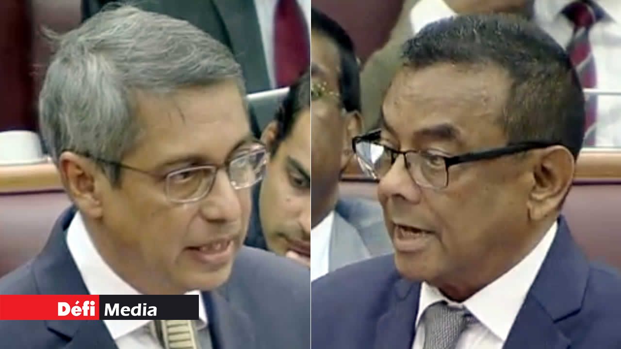 Xavier-Luc Duval et Ivan Collendavelloo.