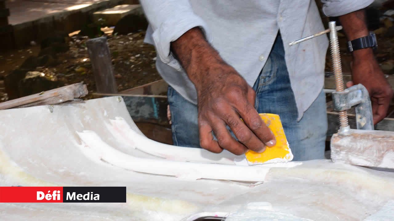 5. Application de la pâte. Ridgy