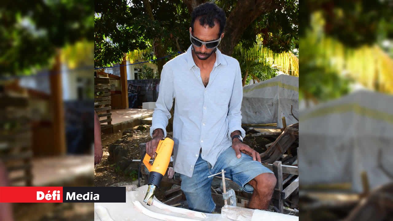 7. Faire sécher la pâte. Ridgy