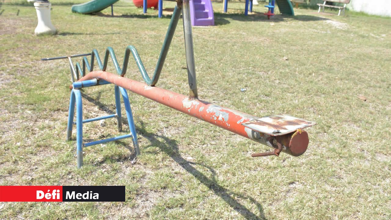 Des équipements en mauvais état. Des équipements en mauvais état.