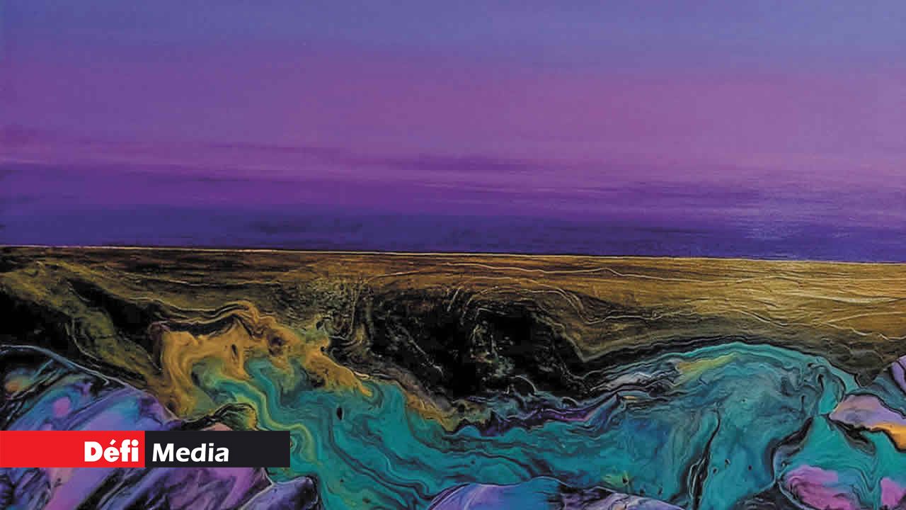 « Mysteries of the Astral World », magistralement réalisée grâce à la technique de l’art fluide.