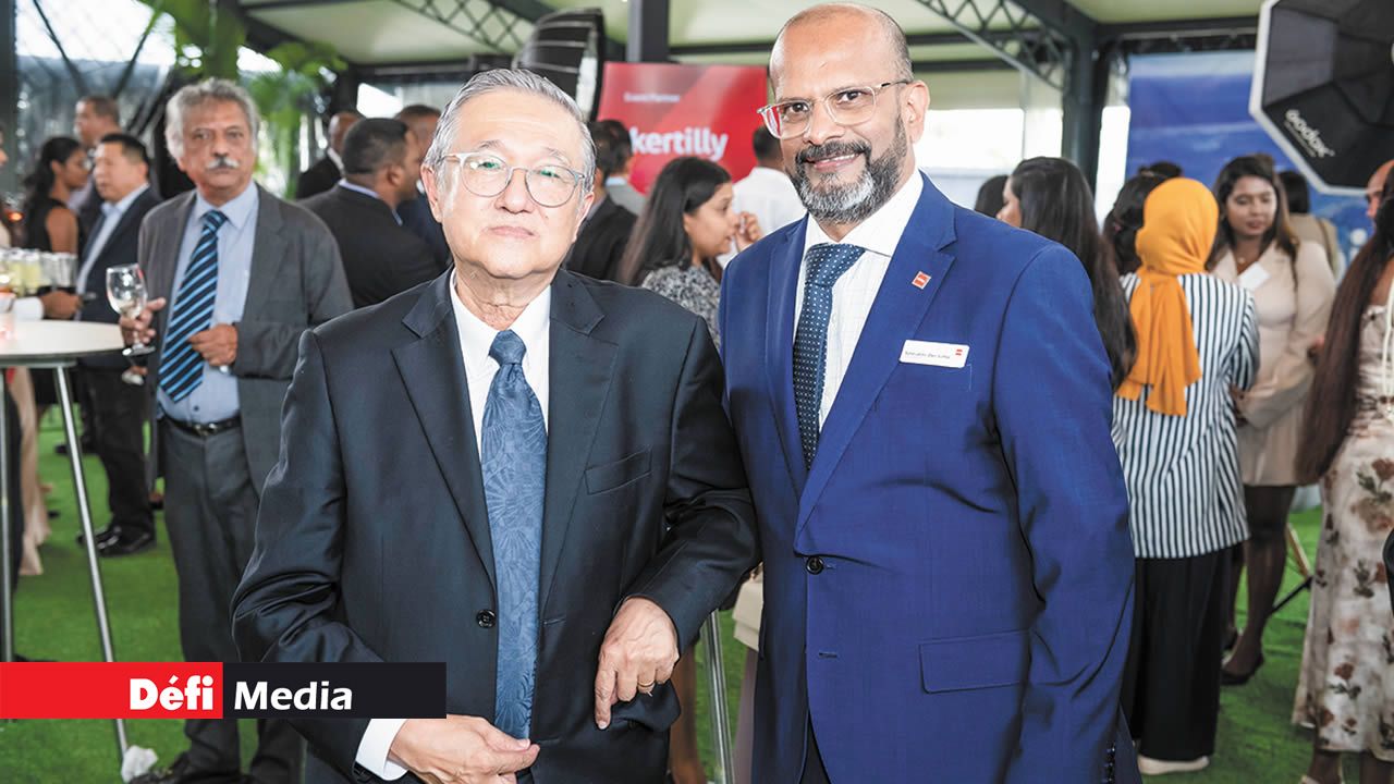 Ah Vee K.C Li Chung Fong, Partner à Kingston Marks, et Den Surfraz, ACCA Council Member.