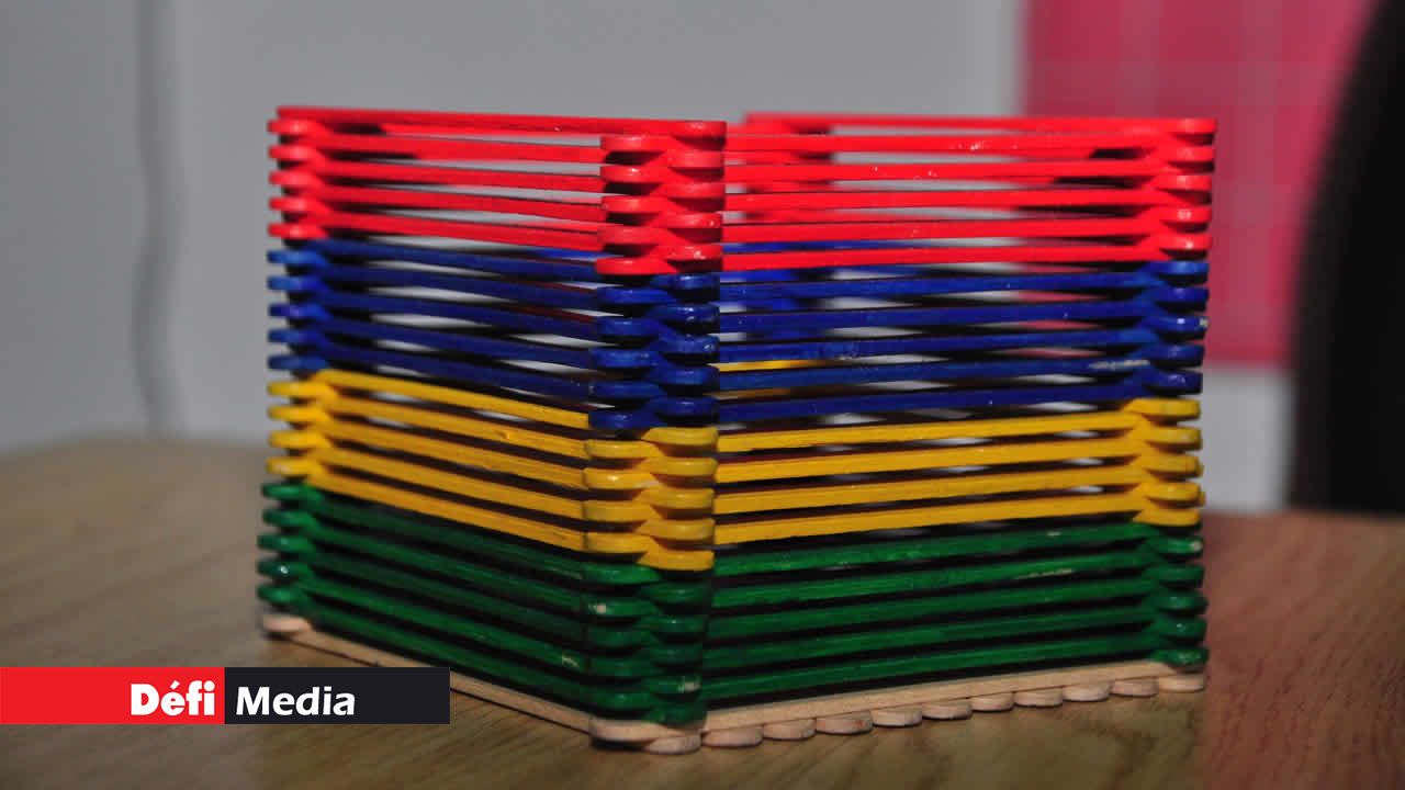 Un panier aux couleurs du quadricolore. Jaya Chekori