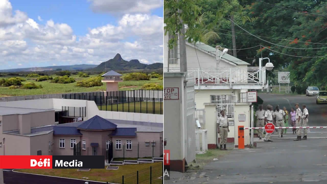 prison centrale de Beau-Bassin et à l’Eastern High Security Prison de Melrose
