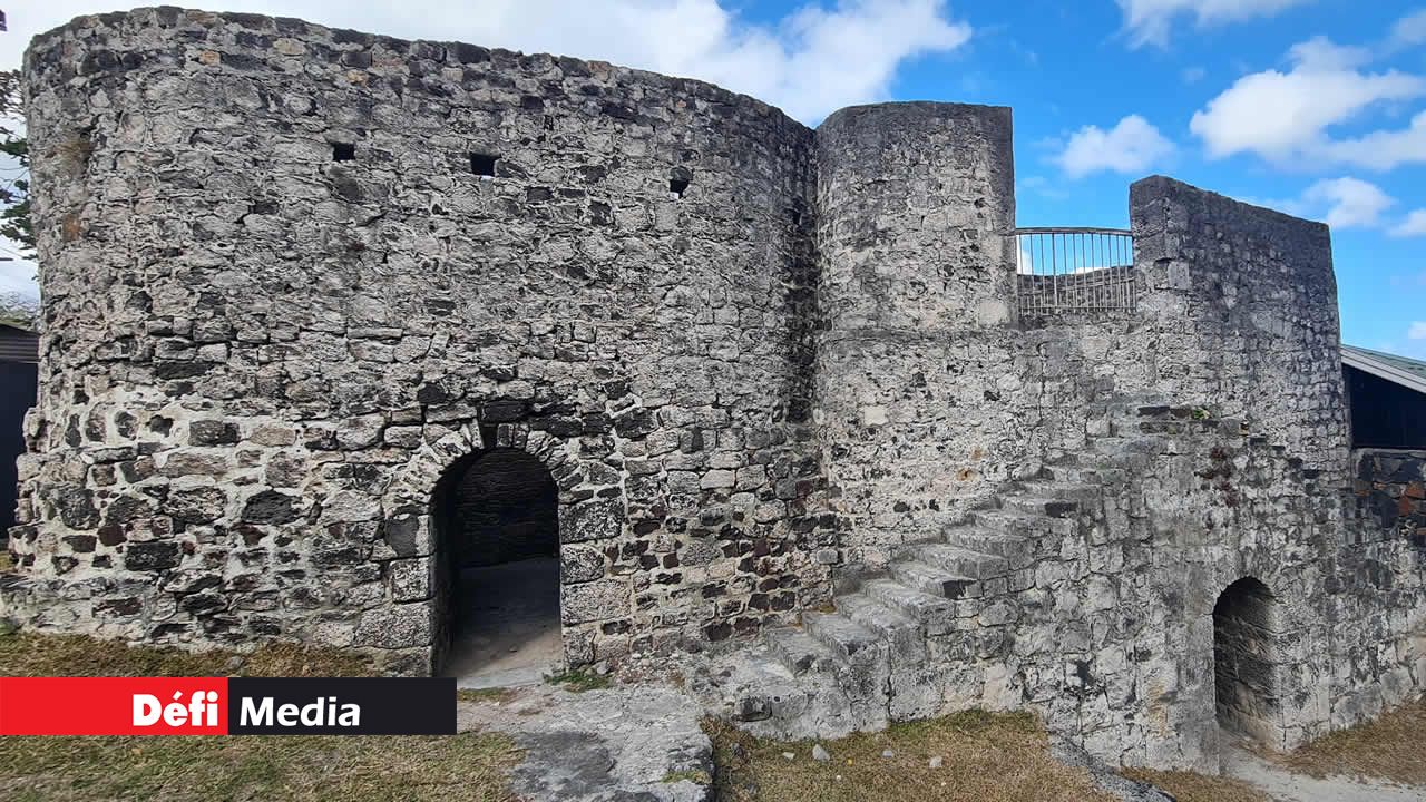 Le four à chaux à Trou-d’Eau-Douce.