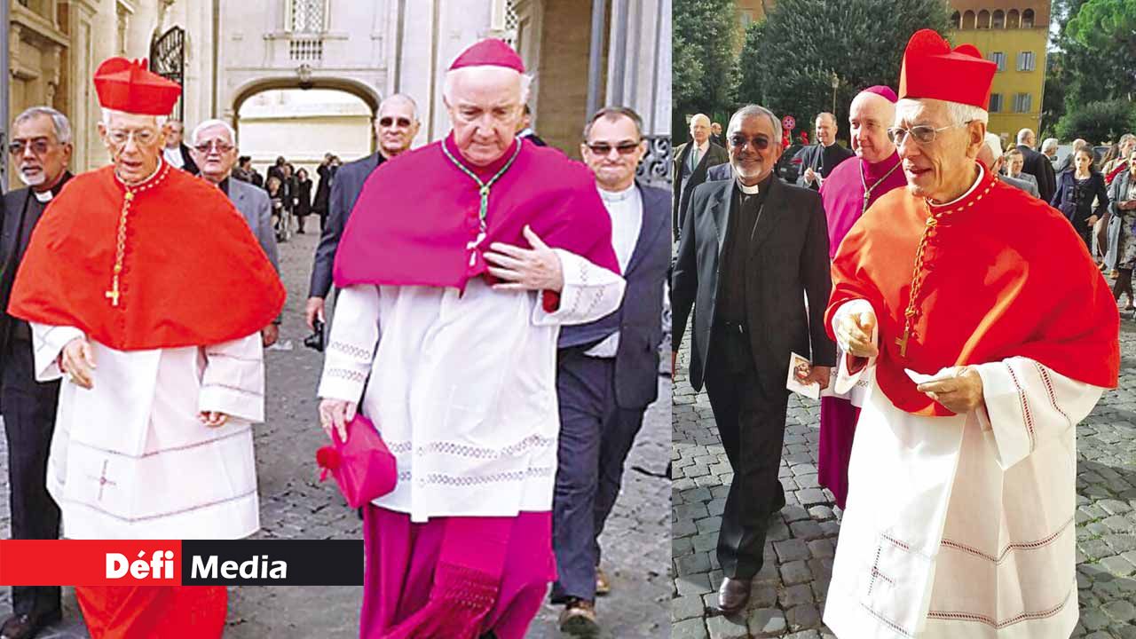 The triumphal entry  of Cardinal Maurice Piat