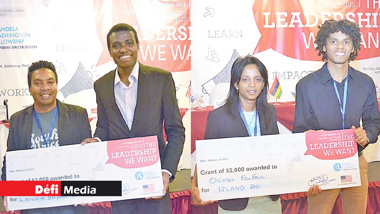 US Embassy grants $ 3,000 to François Mark and Oliver Fanfan 