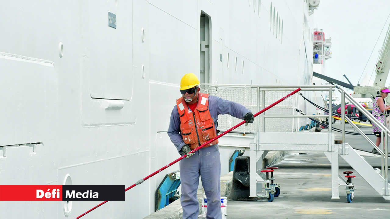 Pour un paquebot aussi prestigieux, la maintenance est indispensable.