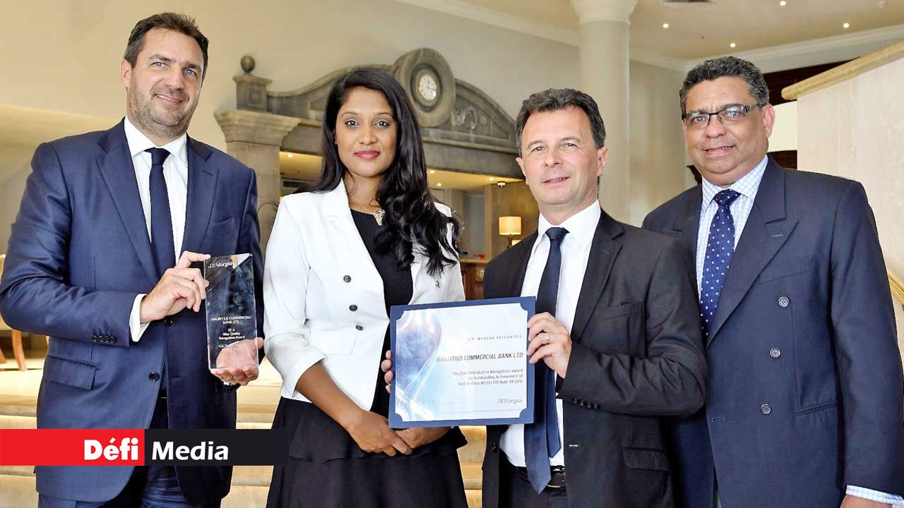 MCB wins J.P. Morgan award