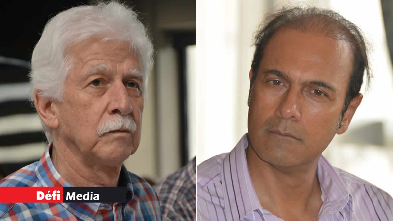 Paul Bérenger et Steve Obeegadoo.