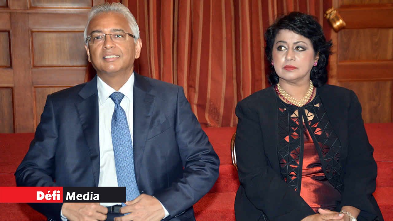 Pravind Jugnauth et Ameenah Gurib-Fakim
