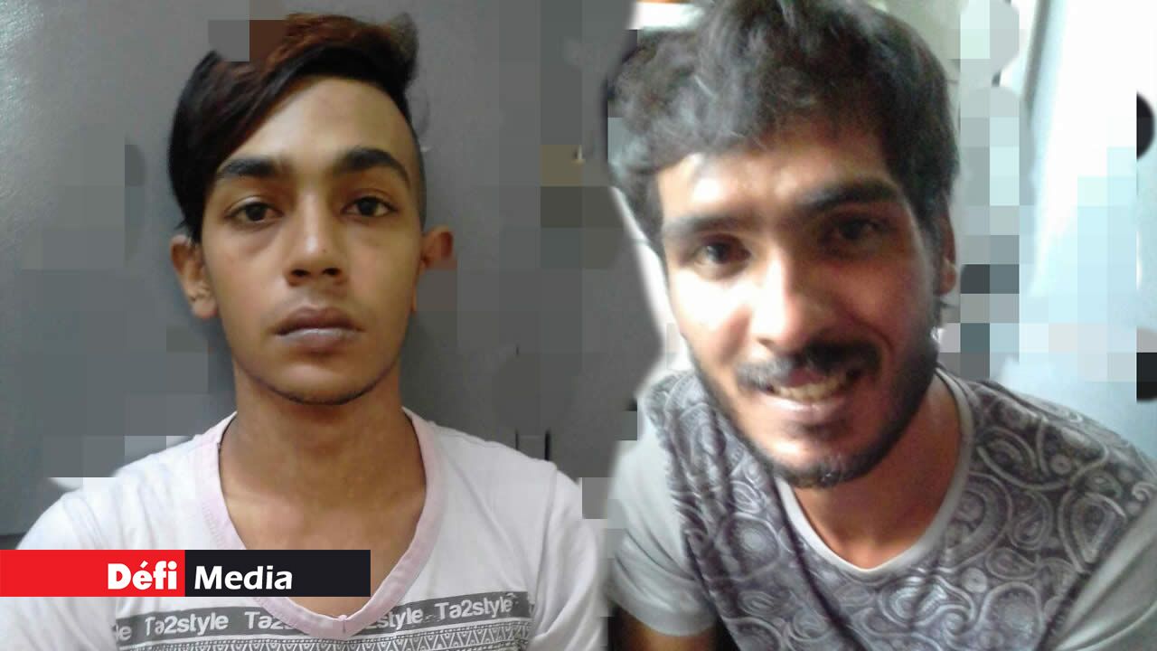 Nooriad Sudoollah et Fazeel Nathudkhan.