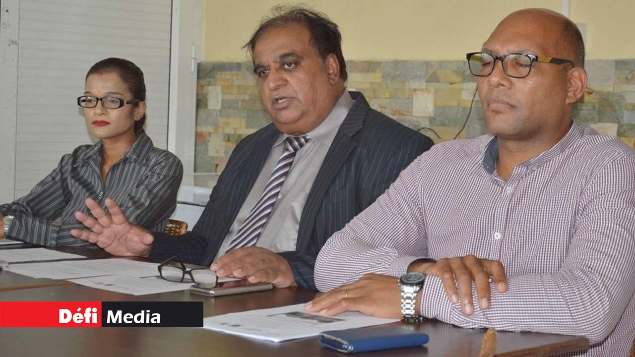 Vidya Jugoo, Rajen Narsinghen et Didier Michel