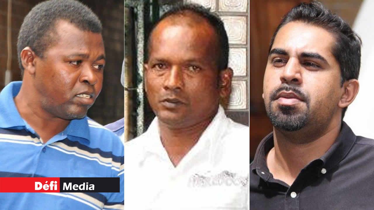 Jean Alex Ravina, Vinay Sohun et Ziaoudeen Noorah