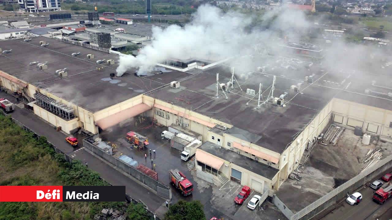 Incendie à l’entrepôt de Shoprite