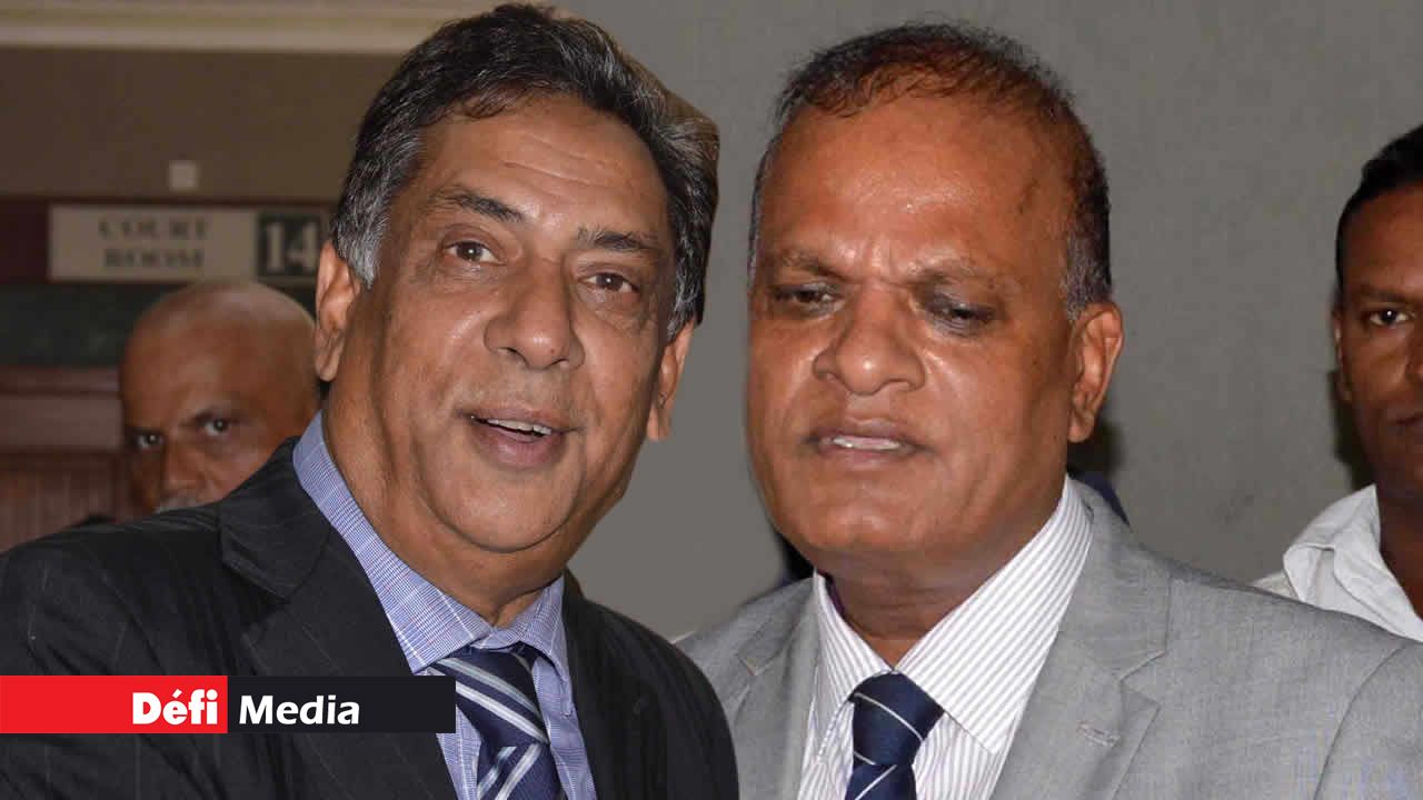 Siddick Chady et Prakash Maunthrooa