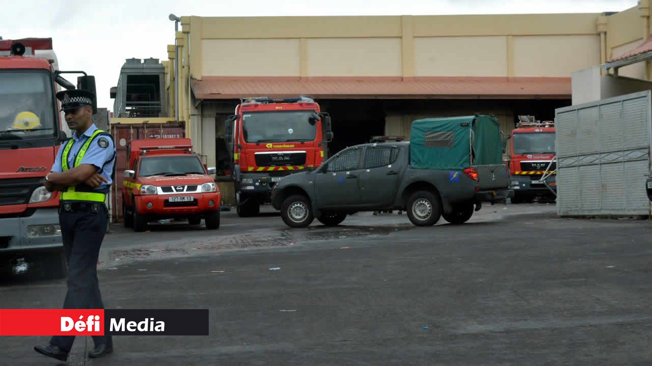 incendie à Shoprite