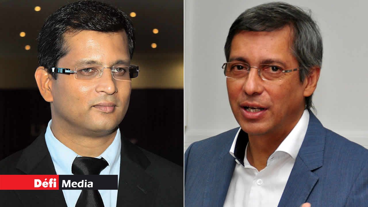 Dr Zouberr Joomaye et Xavier-Luc Duval.