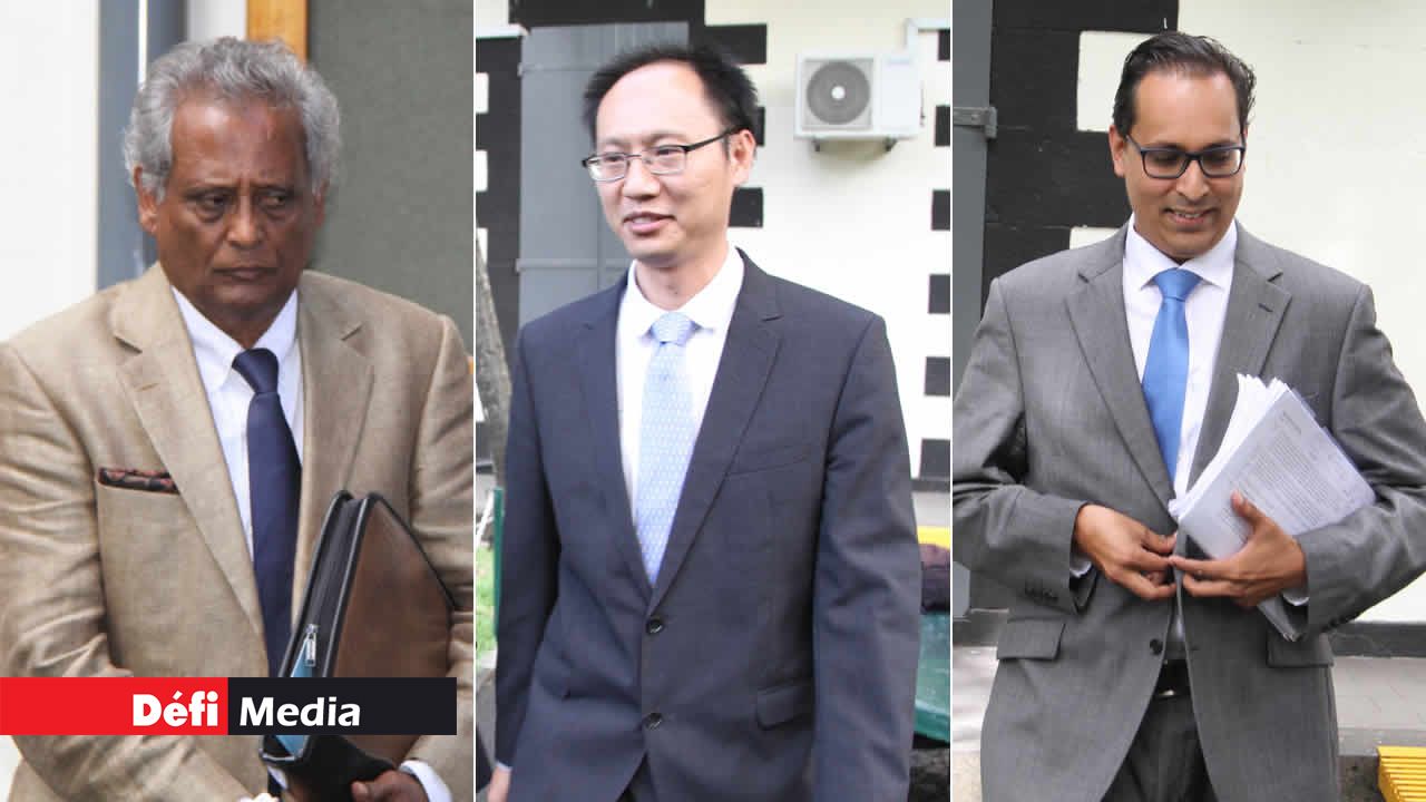 Gautam Saddul, Richard Li Tung Chung et Akilesh Deerpalsing.