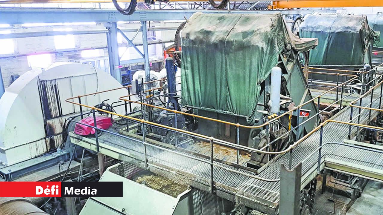 Le tandem de moulins et production de la bagasse.