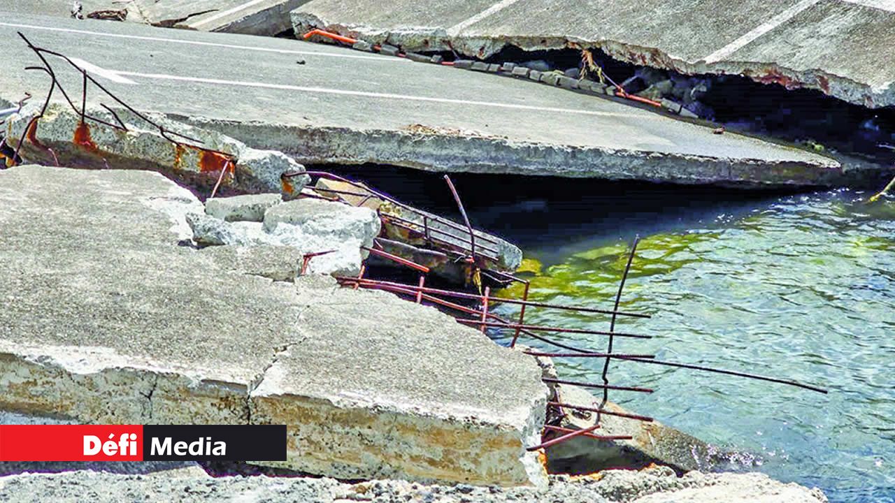 L’état des infrastructures témoigne de la violence du cyclone Belal. L’état des infrastructures témoigne de la violence du cyclone Belal.