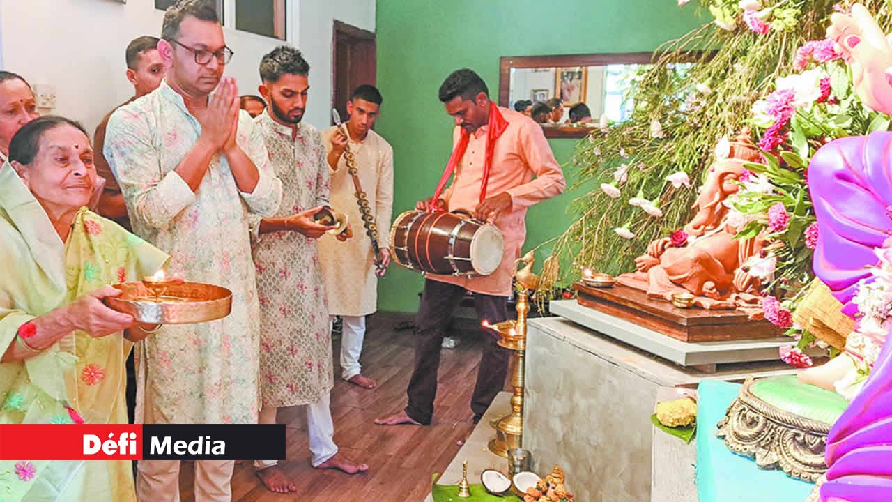 La famille Luximon célèbre Ganesh Chaturthi depuis plus d’une trentaine d’années.