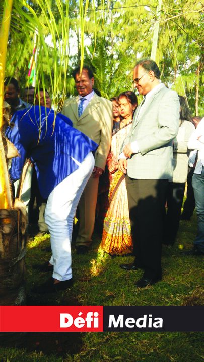 Le ministre de l’Environnement , Raj Dayal, se réjouit des travaux réalisés.