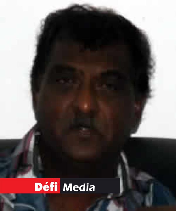 Raj Appadu, le président du Front commun des commerçants