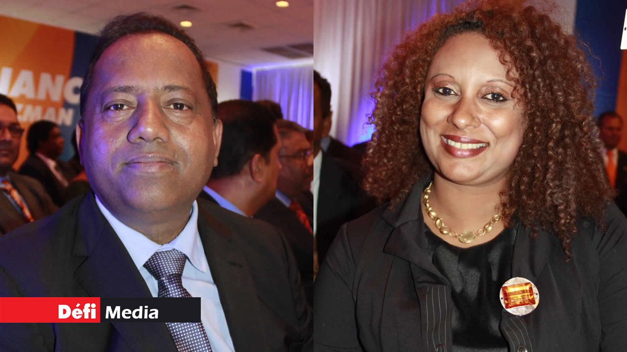 Sudesh Rughoobur et Danielle Selvon