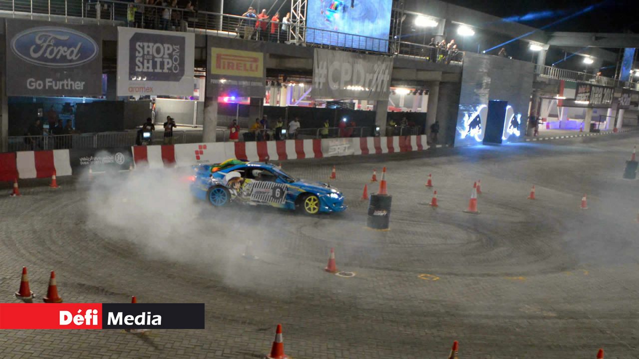 Emmanuel d’Hotman en plein drift.