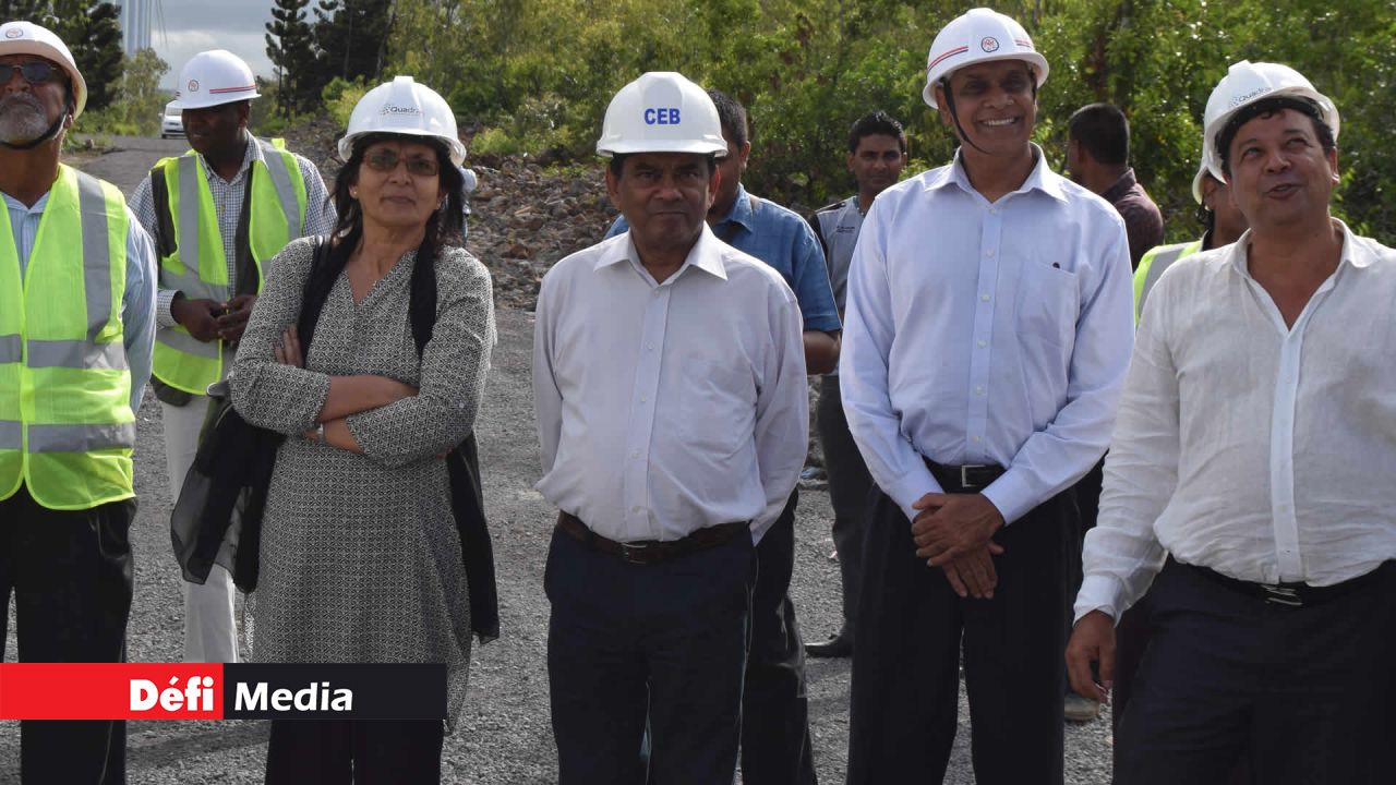 Ivan Collendavelloo
était à Plaine-des-Roches lundi.