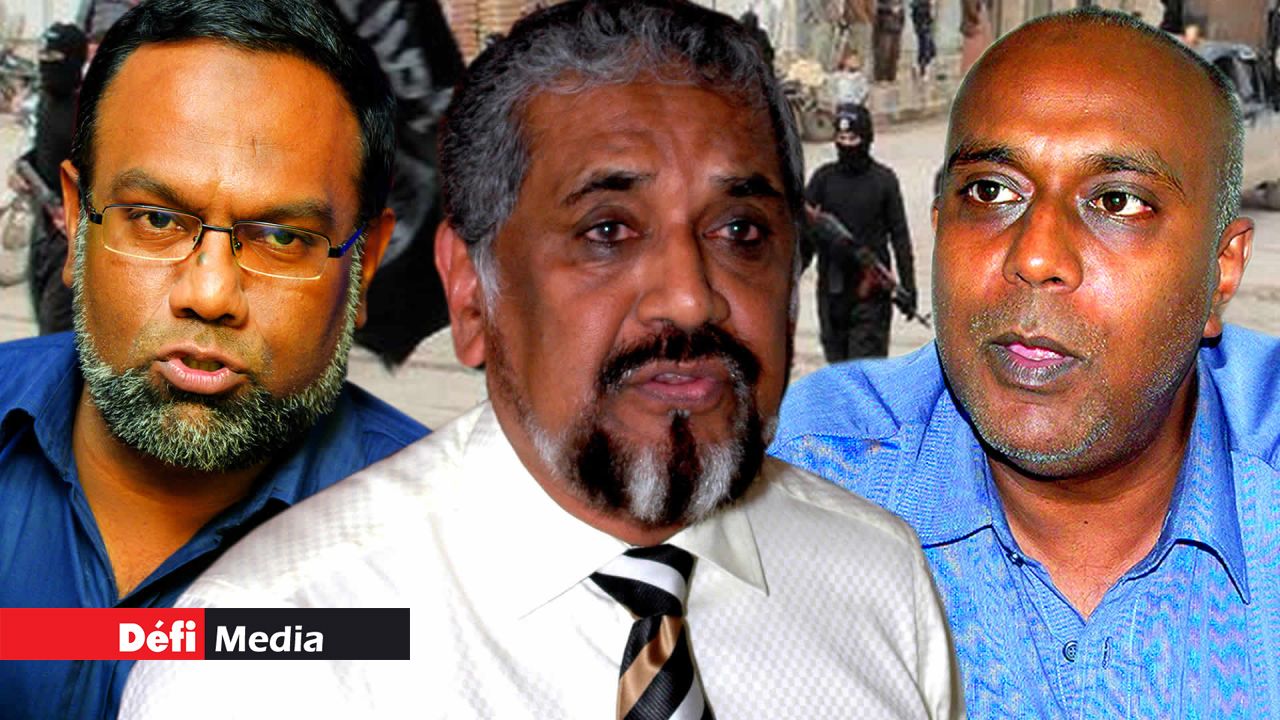 L’universitaire Khalil Elahee, l’ex-président de la République Cassam Uteem et le travailleur social Imraan Dhanoo