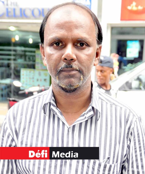 Hyder Raman, président de la Street Vendors’ Association