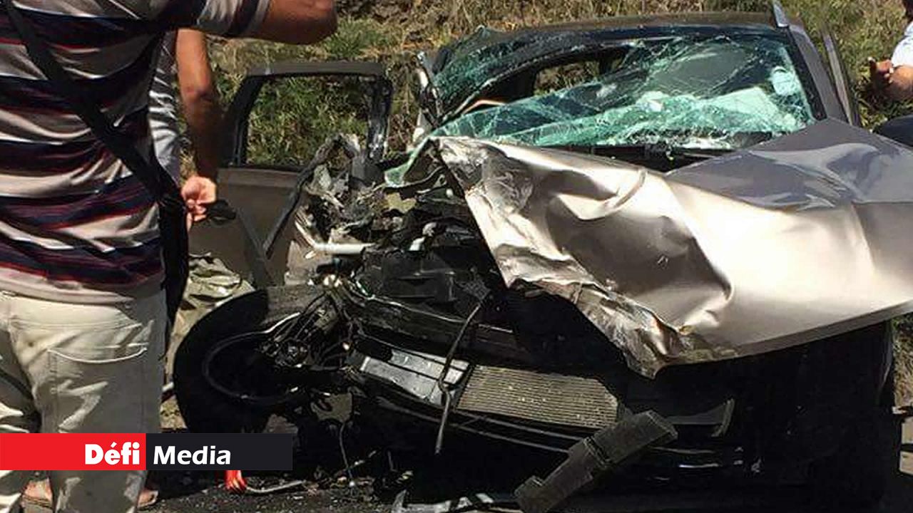 L’état du 4x4 après l’accident témoigne de la violence de l’impact