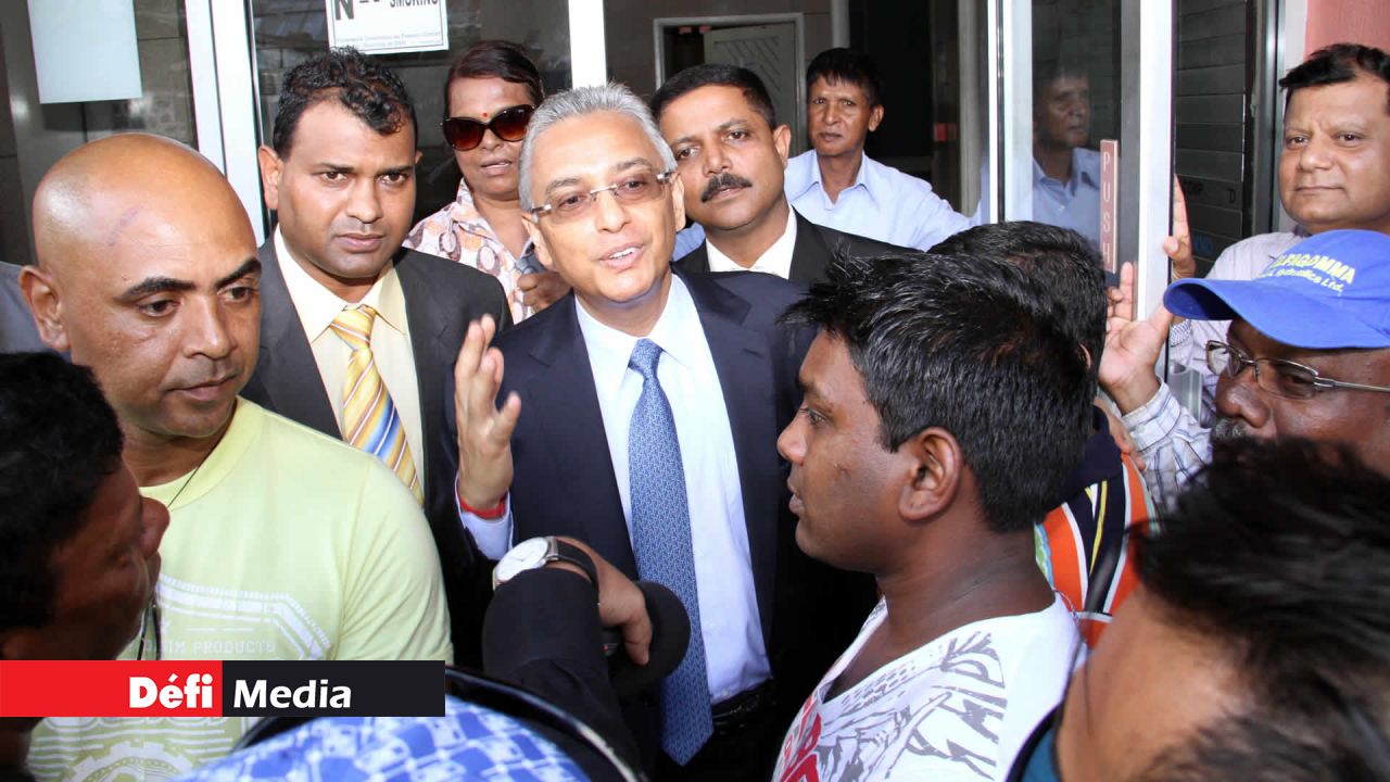 Pravind Jugnauth lors de son procès en appel qui s'est tenu les 12 et 13 janvier à la Cour suprême