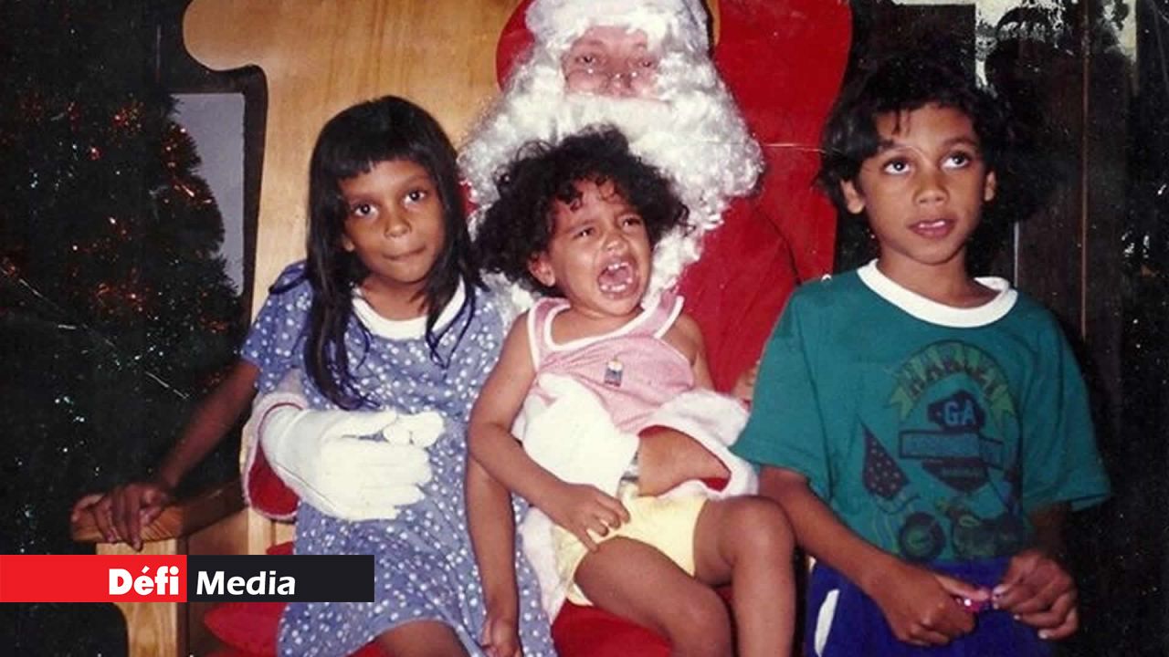 Melody (à g.) avec ses frères Sheridan et Daniel.