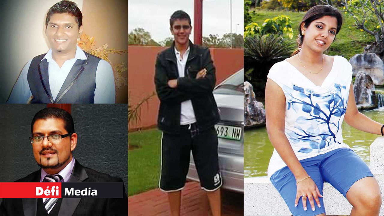 Afzal Mahmad Caunhye, Jessram Koonja, Shane Lutchanah, Shemida Ramdewar-Emrith