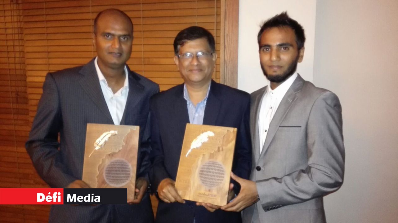 Nawaz Noorbux et le duo Eshan Dinally-Rizwan Khodabux