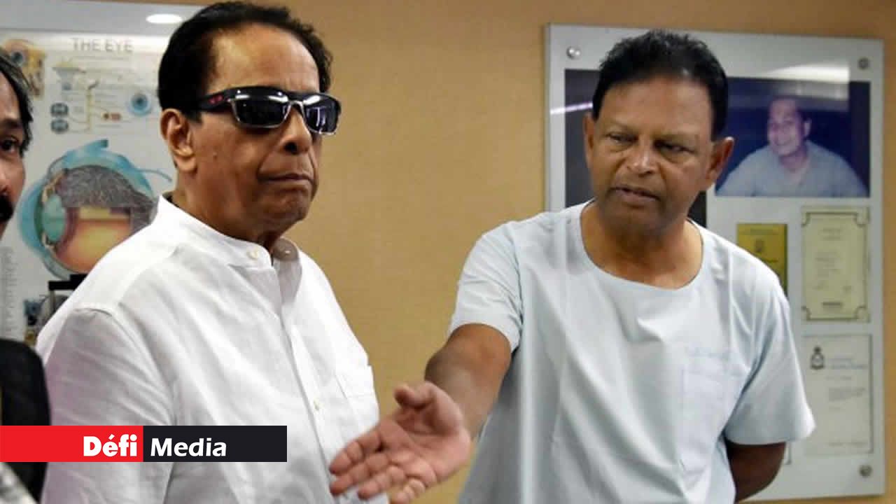 Sir Anerood Jugnauth et le Dr Kasu Prasad Reddy