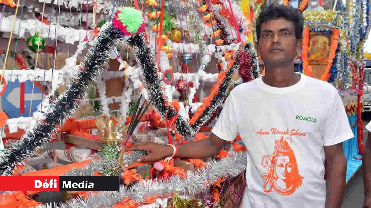 Ashok a marché plus de 120 km pour la gloire de Shiva.