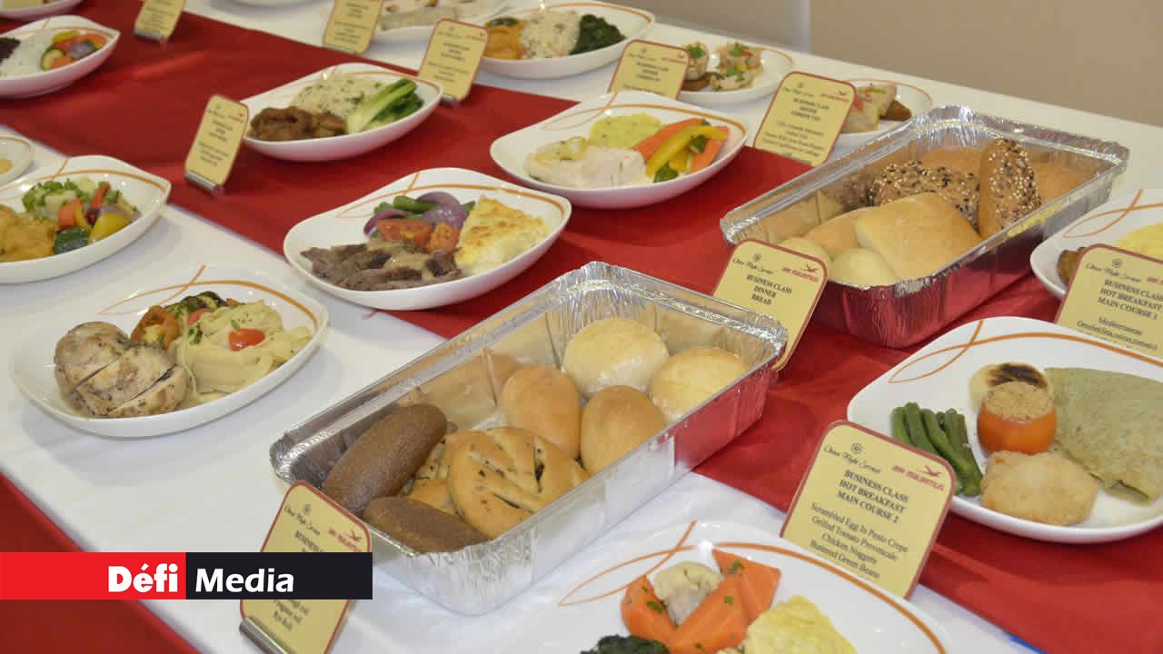 Une vingtaine de nouveaux plats
sera proposée sur les vols d’Air Mauritius