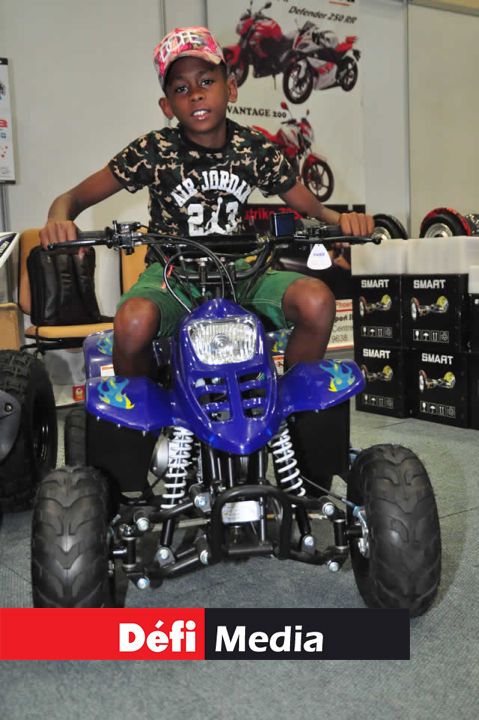 Les quads et les grosses cylindrées ont attiré les plus jeunes.