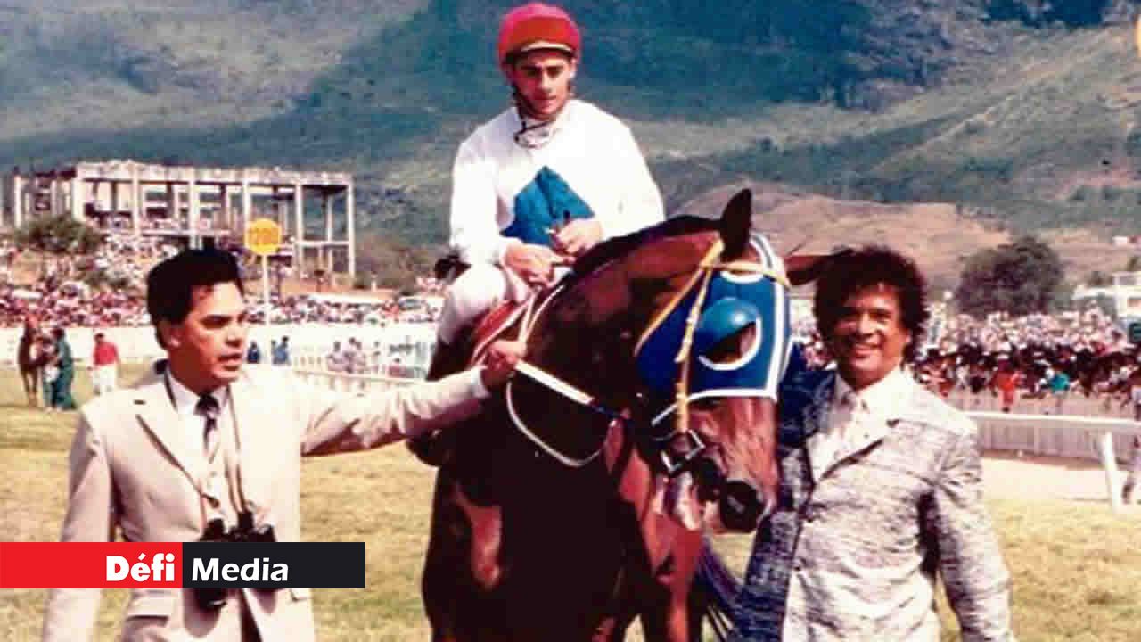 Ramenant Rome, vainqueur de la Maiden Cup en 1985.