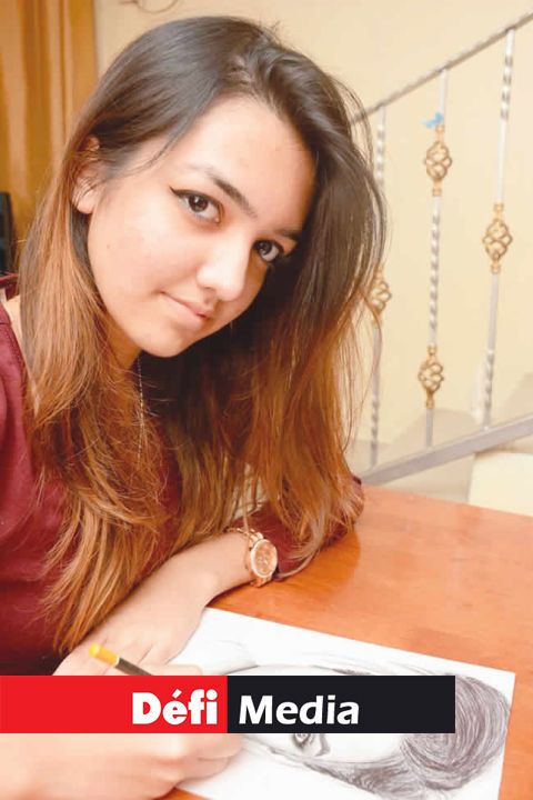 L’aînée a un penchant pour les portraits.