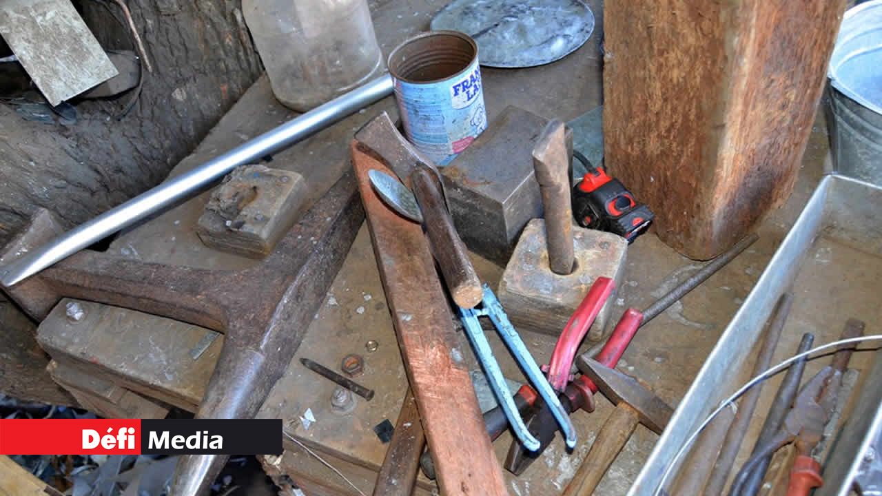 L’outillage du ferblantier.